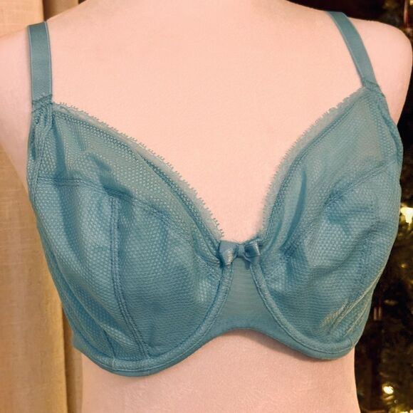 Chantelle Blue Underwire Bra with Molded Cups - Picture 2 of 3